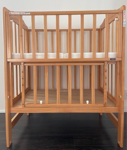 KATOJI ハイシート ミニベッド （ナチュラル） (mi) 綱島のベビー用品