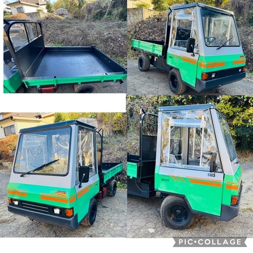 キャニコム 乗用車 ELL801 油圧ダンプトラック 4WD セル付 (サク