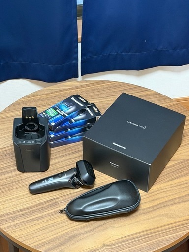 Panasonic ラムダッシュPRO ６枚刃 ES-LS9Q-K 全自動洗浄充電器付き 　