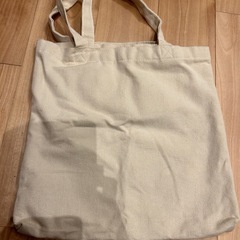 厚手しっかりした布バックの画像