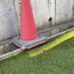 【無料】カラーコーン（駐車禁止表示付き）お譲りしますの画像