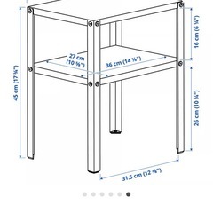 IKEA イケア　サイドテーブルの画像