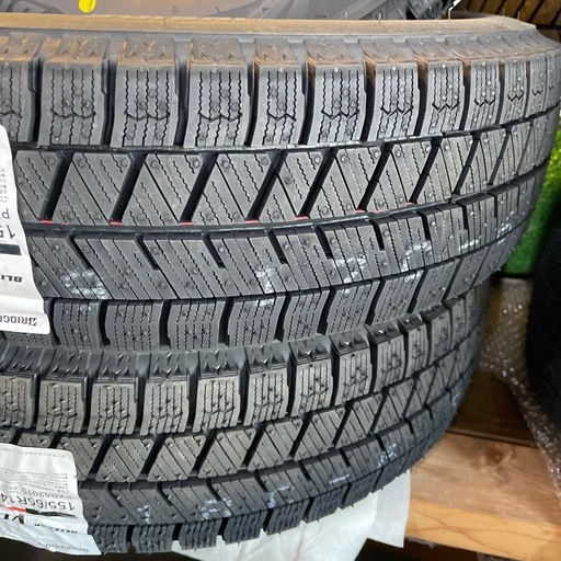 155／65R14スタッドレス軽自動車ブリヂストンVRX34本