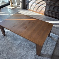 ダイニングテーブル　コタツの画像