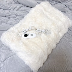 【引取り限定】電気毛布 大判190x130 ホワイトの画像