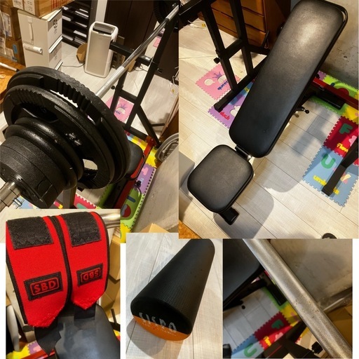 ベンチプレスセット (みち) 宮古島のフィットネス、トレーニングの中古