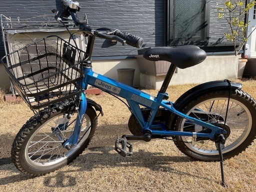 【LaLa】Jeep 子供用自転車 JE-16G BLUE LaLa】Jeep 子供用自転車 JE-16G BLUE 16型 子供用自転車 JE-16G