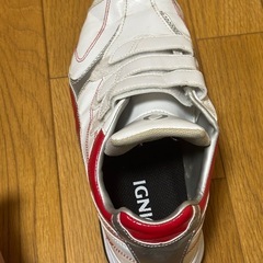 IGNIOシューズ白２８センチの画像