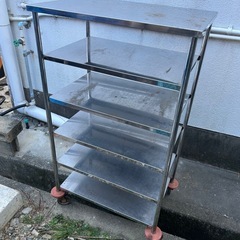 調理台 業務用　キャスター付きの画像