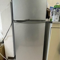 【値下げしました】SHARP製2ドア冷蔵庫　SJ-H12W-Sの画像