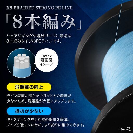 PEライン 8本編み 国産1.5号相当 1000m巻 32個まとめ売り