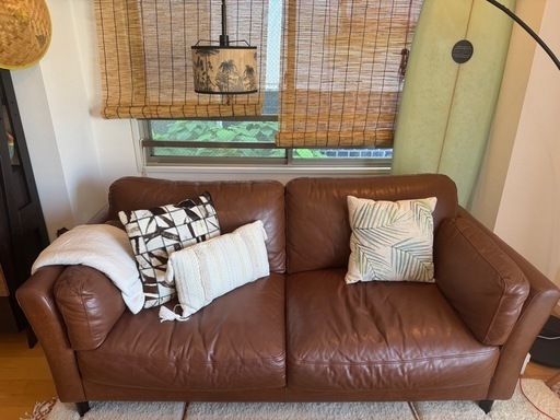 ニトリ　ブラウンL字ソファー ニトリL字ソファー ダークブラウン ニトリ（NITORI） ソファー ソファ