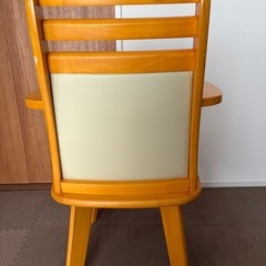 回転ダイニングチェア　1脚の画像