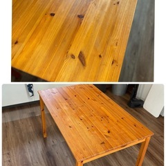 【IKEA】イケア テーブル　INGO ダイニングテーブル  オイル塗装有の画像