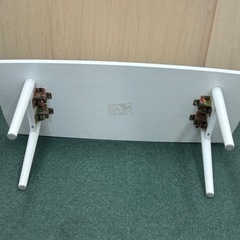 折りたたみテーブル　ホワイト　木製　家具　インテリアの画像