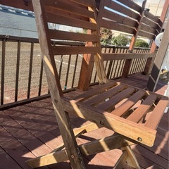 ガーデンテーブルチェアセットの画像