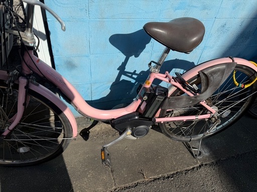 ヤマハナチュラ26インチ電動自転車ピンク色