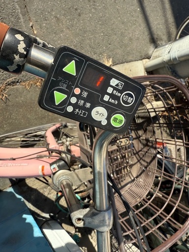 ヤマハナチュラ26インチ電動自転車ピンク色