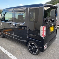 🌈希少グレード ワンオーナー 高年式 低走行 両側パワースライド ターボ 最上級グレード レジャーエディション 記録簿有り ウェイクの画像