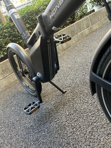 【ジャンク品】HONBIKE 電動折りたたみ自転車black