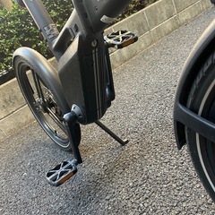 【ジャンク品】HONBIKE 電動折りたたみ自転車blackの画像
