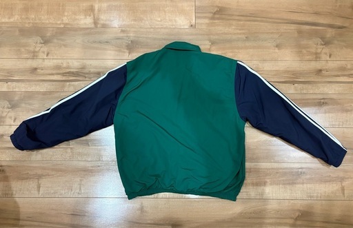 adidas コーチジャケット　緑　サイズL
