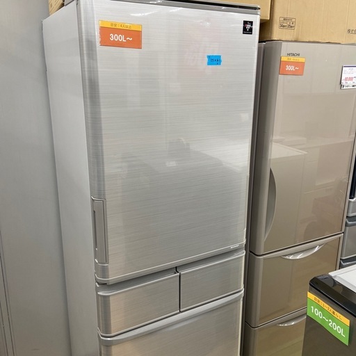 SHARP 412L冷凍冷蔵庫【リサイクルフカツ岡崎倉庫店】260117SM-6