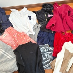 90-100cm 女の子　20点　秋冬　トップス　スカート　大量　まとめて　の画像