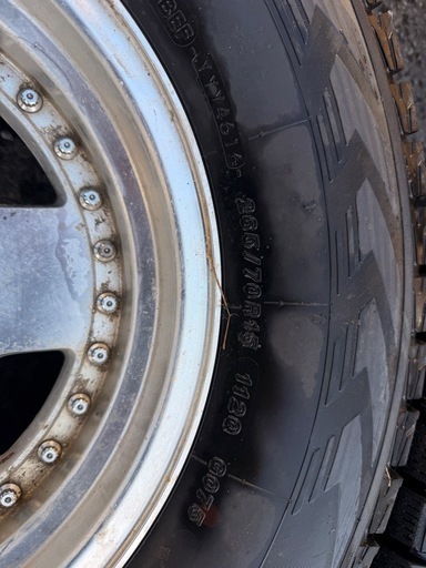 「特定の方への専用出品です」スタッドレス4本 YOKOHAMA iceGUARD 265/70R15 トレードでも可