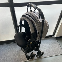 美品✴︎最終値下げ早い者勝ち✴︎Pigeon ベビーカー ランフィ グレーの画像