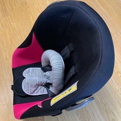 タカタ 軽量 チャイルドシート ラビ takata04-RABBI 黒桃色の画像