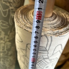 本日20日グレー生地引き渡し決定！アイボリー生地まだあります　手芸　手作りバック等にいかがですか？の画像