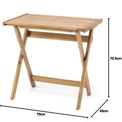 カインズ折りたたみテーブル・イスセットの画像