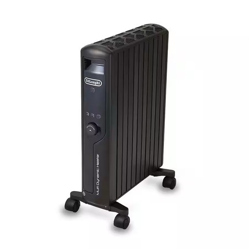 デロンギ マルチダイナミックヒーター 24時間デジタルタイマー付 ピュアブラック [MDHU15-PB] 1500W