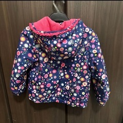 キッズ 女の子 フード付きジャケット ジャンパー カラフルドット柄　110㎝の画像