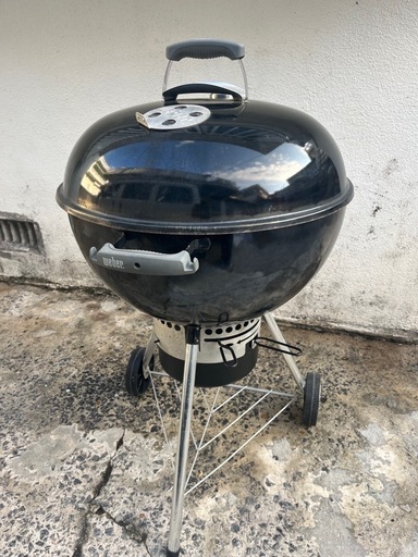 US??WeberウェーバーBBQグリルバーベキューグリルバーベキュー釜スモークグリル（大）サイズ?プロフ必読