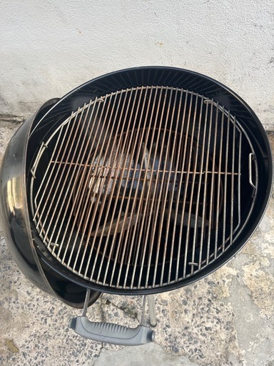 US??WeberウェーバーBBQグリルバーベキューグリルバーベキュー釜スモークグリル（大）サイズ?プロフ必読