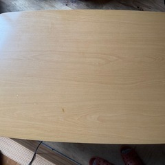 【お取引者様決定】木のテーブル　難ありの画像