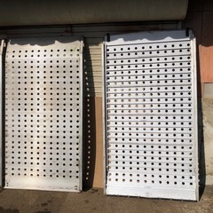 アルミ製　 スロープ　2個
の画像