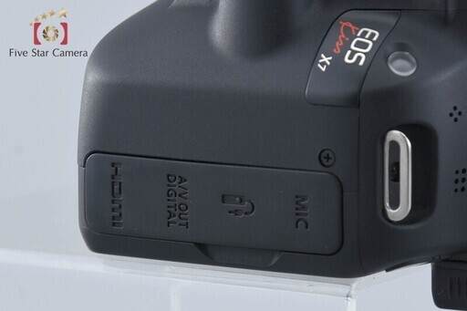 【中古】Canon キヤノン EOS Kiss X7 ブラック デジタル一眼レフカメラ シャッター回数僅少