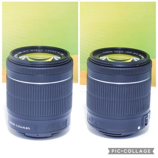 美品✨Canon EF-S 18-55mm IS STM 手ぶれ補正 軽量 (しー) 阿漕の