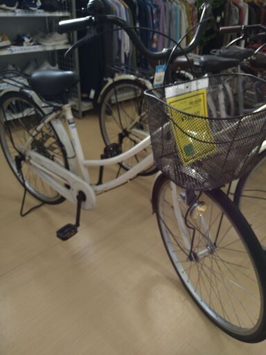 リユースのサカイ浦和店 【G407】ON14 26インチ 軽快自転車 ダイナモ ホワイト