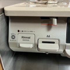 美品✴︎二口コンロ(右強火) リンナイ BKM78CBの画像