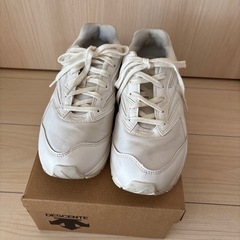 美品中学用スニーカー白24.5cm24cmEE中学生入学制服の画像