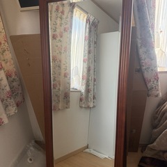 木製姿見160cmの画像