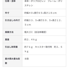 無印良品　収納ケースの画像