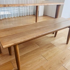 『受取先決定』オーダーメイドのテーブル&ベンチの画像