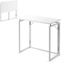 折りたたみデスク　ホワイト【美品】の画像