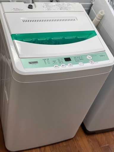 送料・設置込み可?表示価格より10%OFF?　洗濯機　7kg ヤマダ電機　2020年【分解クリーニング済み】