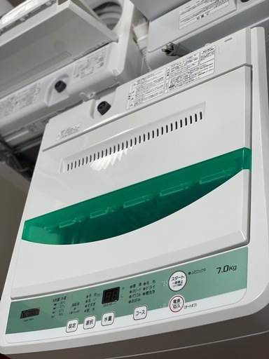 送料・設置込み可?表示価格より10%OFF?　洗濯機　7kg ヤマダ電機　2020年【分解クリーニング済み】